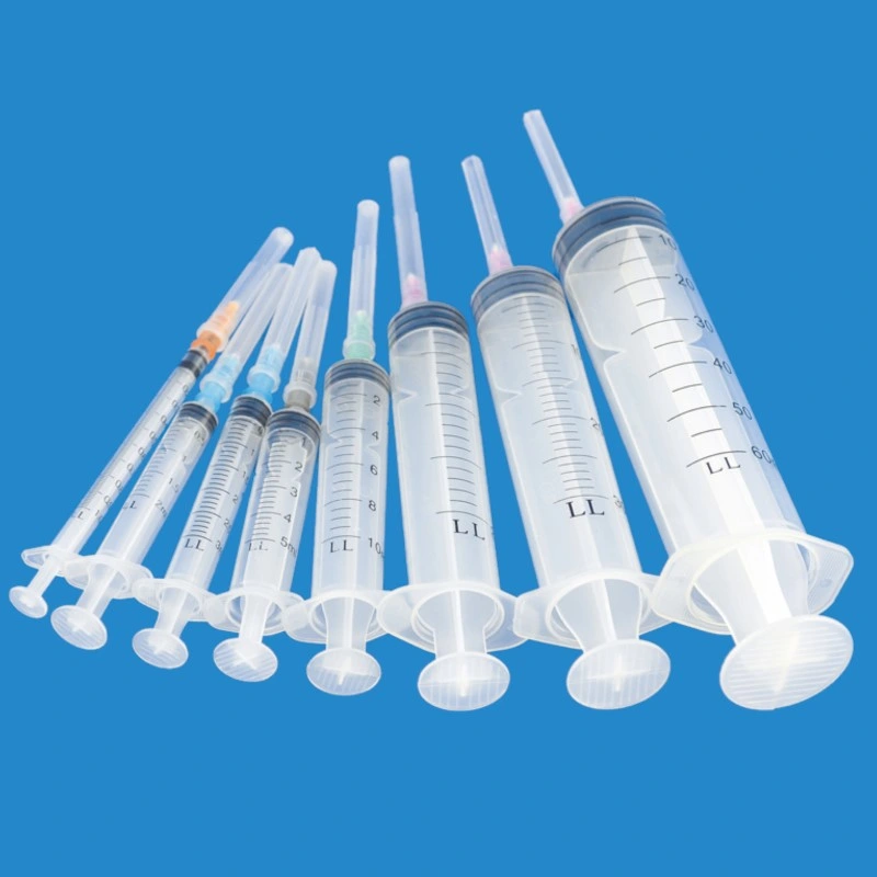 Disposable Syringe 3ml Luer Slip for Injection with Needle CE ISO