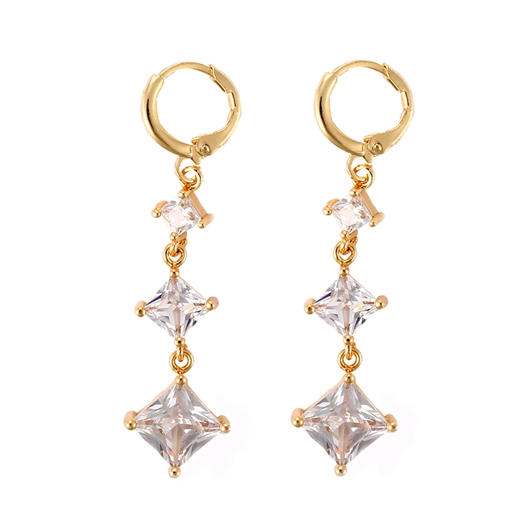 HD 2020 Fashion luxe vente chaude plaqué or 18K Drop Earring pour les femmes