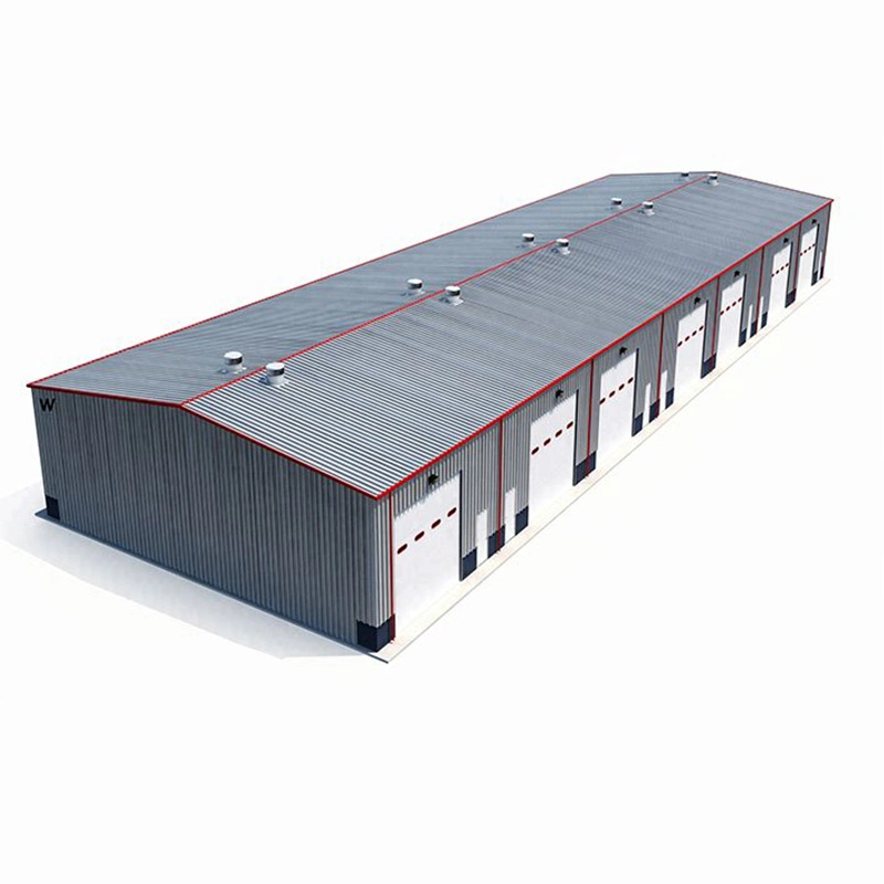 Modular Steel Structure Metal Frame Prefabricated Office Worshop Commercial Buidling