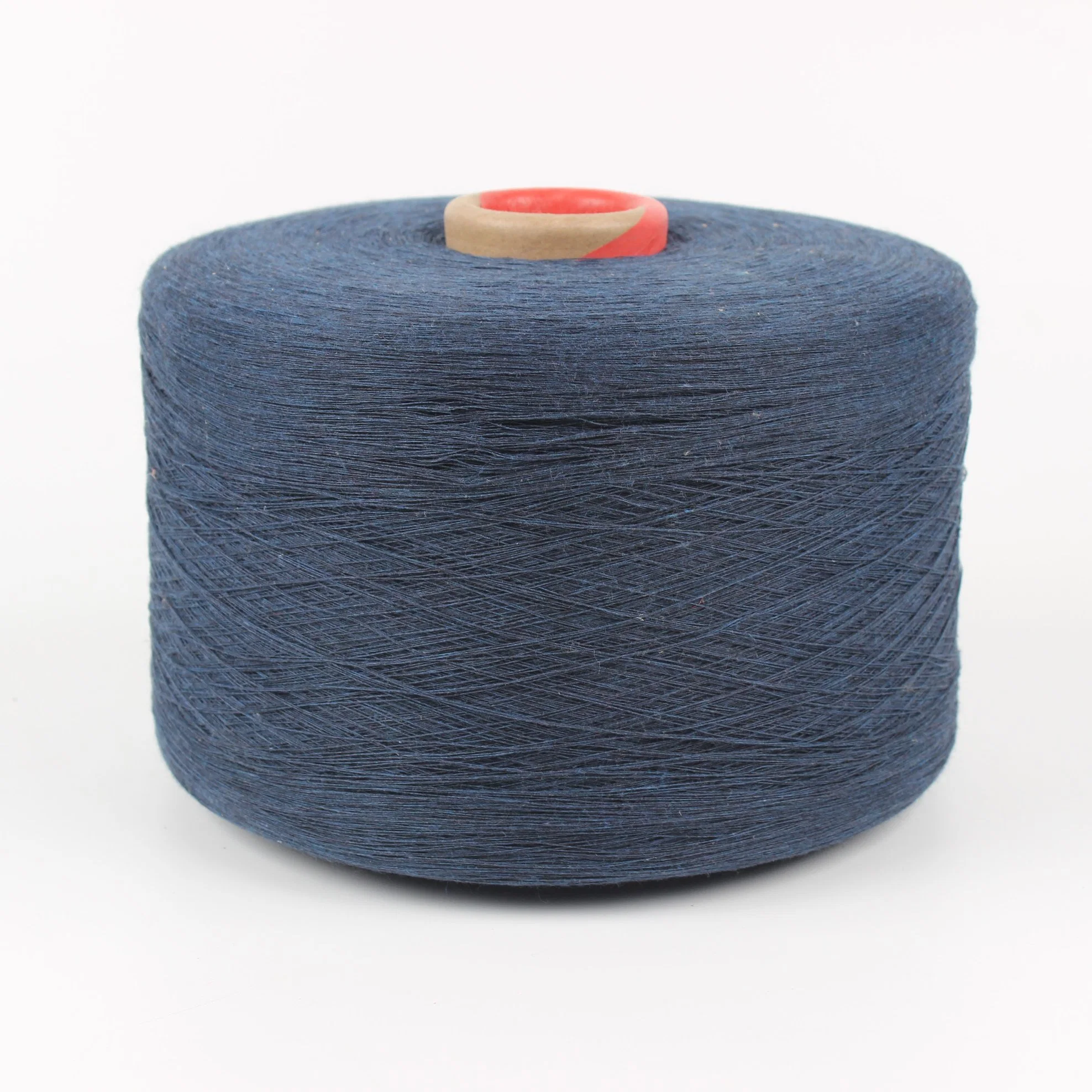 Fio Ne8/1, 16/2 Polié Ster/Algodã O Tinto Recycled OE Dyed Cotton Yarn for knitting Textile