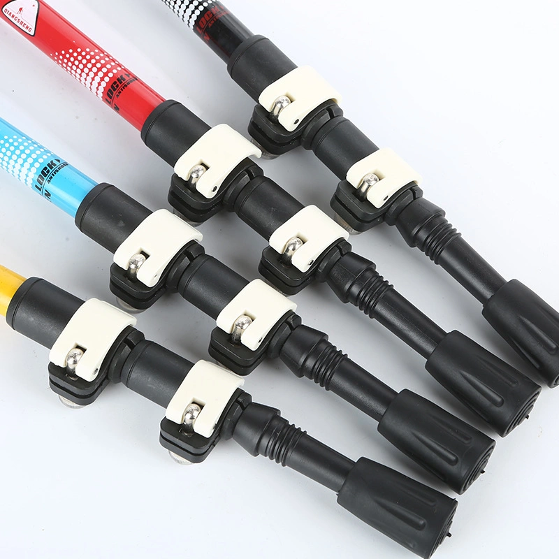 63-135cm Adjustable Outdoor Fiber Trekking Sticks Hiking Walking Poles Hiking Trekking Poles