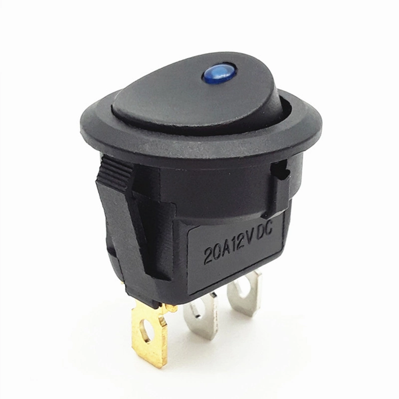 Carling Marine 3pin Mini LED Kcd1 Round 20A DC12V Rocker Switch