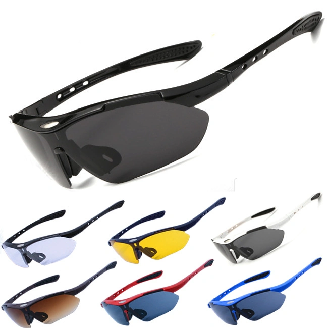 Comercio al por mayor gafas de Ciclismo Deportes Outdoor HD Miopía Sol viento Scrub