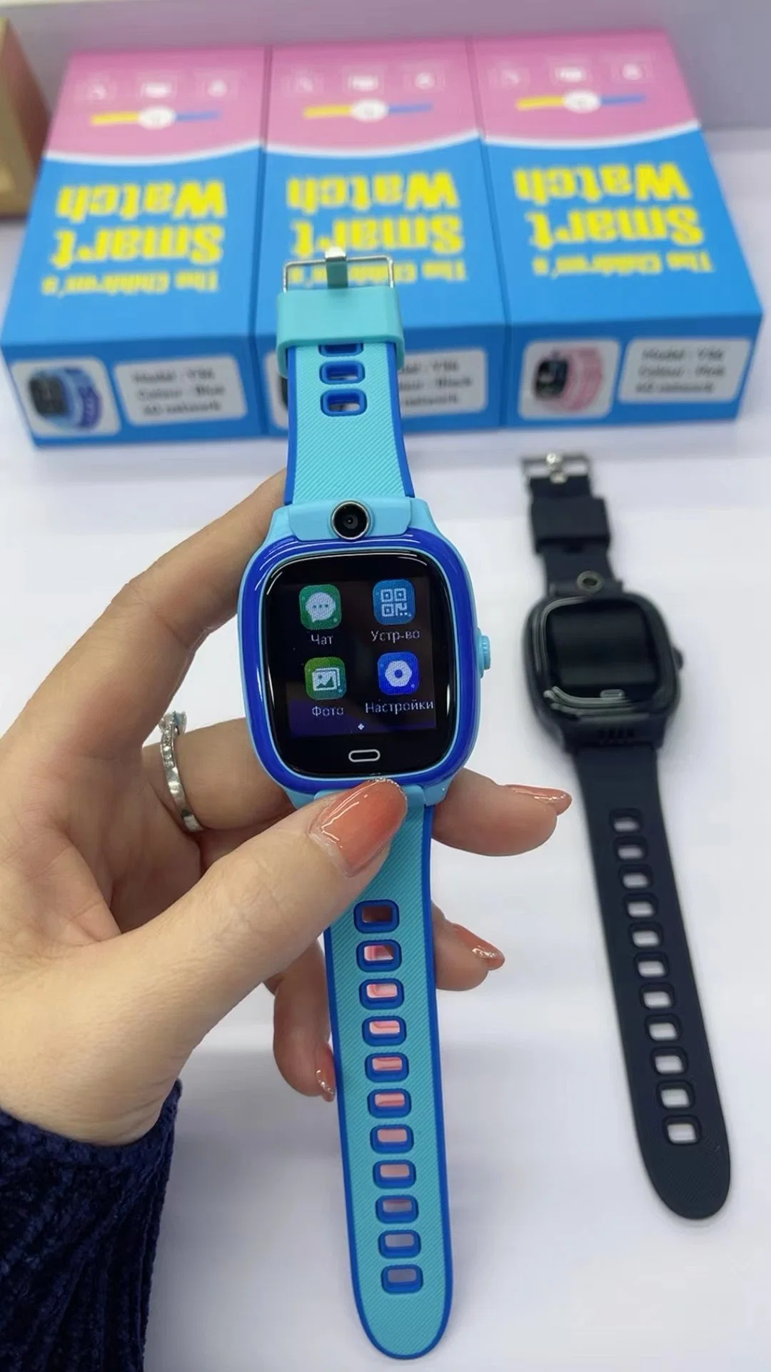 (Y36) 4G Video Chat pantalla completa niños Smart Watch para Regalo para niños