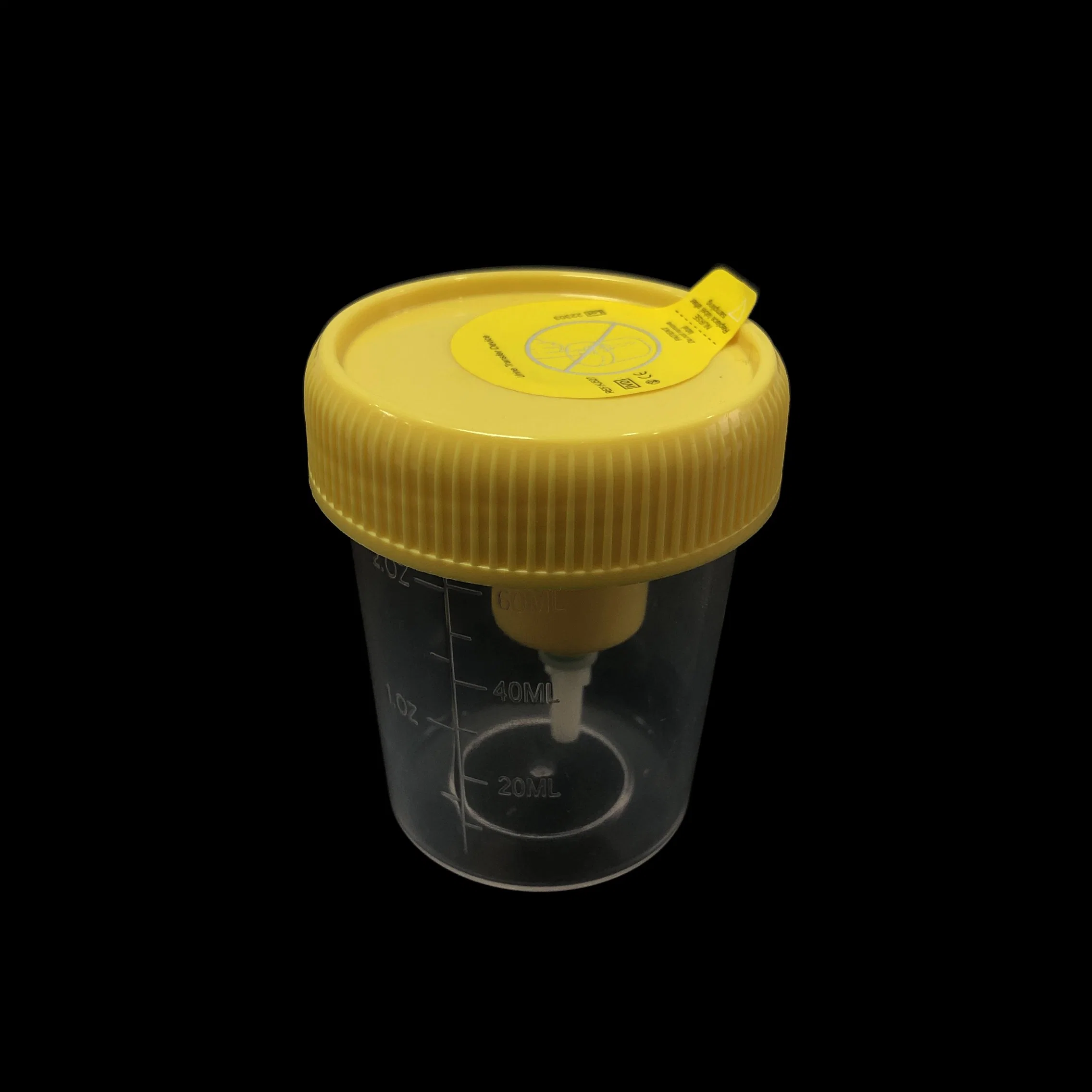 Hospital Laboratory Consumables Leak Proof Urine Test Container Sampling Vacuum Negative Pressure Urine Cup