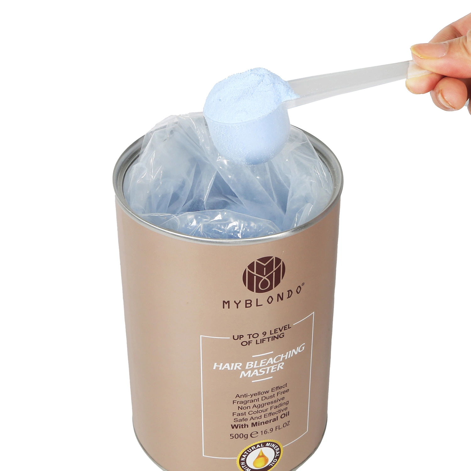 Formulated in Italy 500g Jar Hair Bleaching Powder for Hair Color Bleaching Powder Lightener in Stock