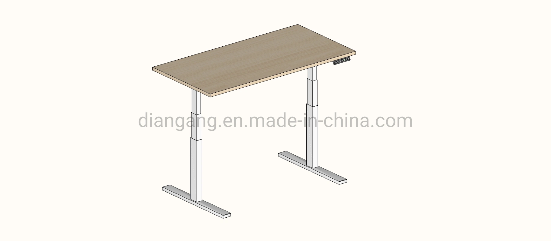 Modern Single Column with Universal Wheels Stand Height Adjustable Lifting Rising Training Speech Lecture Table Desk