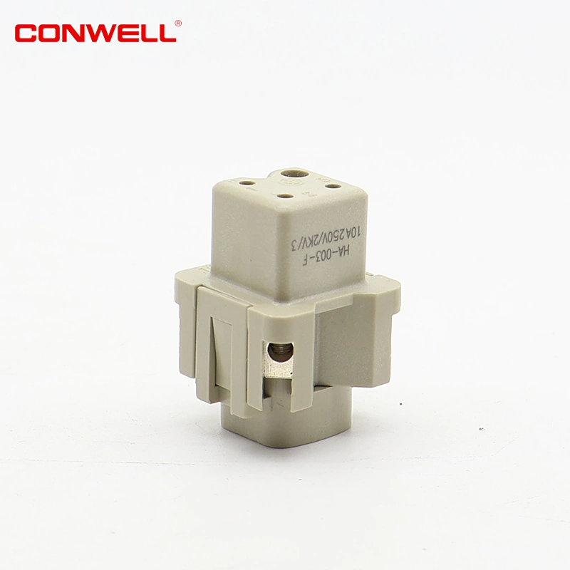 10A 3 Pin Heavy Duty Connectors Screw Terminal Female Inserts