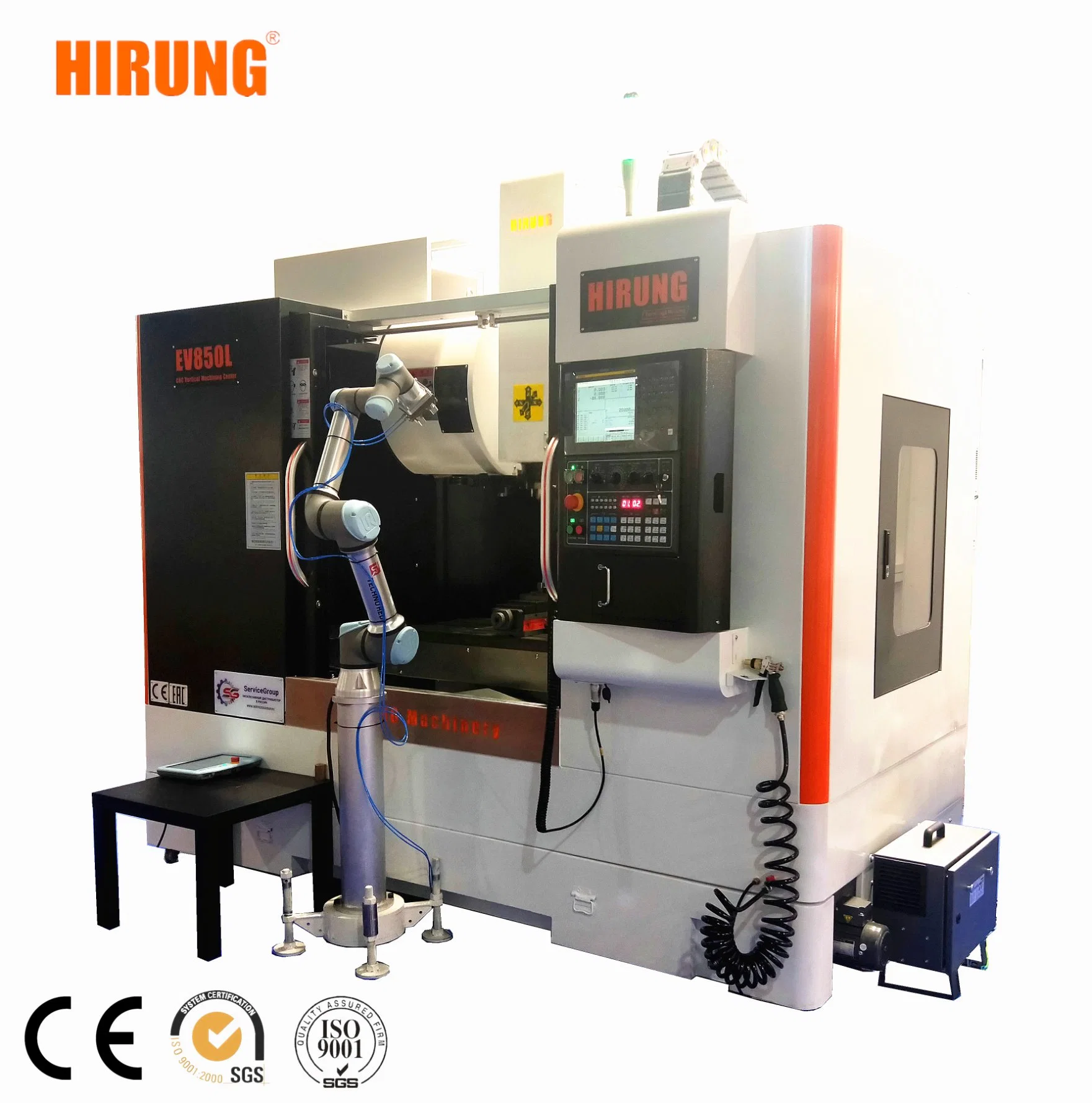 La velocidad de pesado 12000rpm Vertical CNC centro de la máquina del centro de mecanizado CNC fresadora CNC (EV850L)