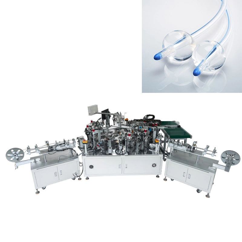 2 Way Silicone Foley Balloon Catheter Automatic Assembly Machine Equipment Line