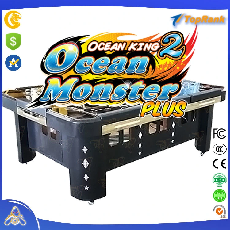 Famosa fábrica chinesa fabricante Casino Arcade por grosso de Diversões Jogos a Dinheiro Tabela de Habilidades de peixes Shoting máquina de jogos Ocean King 2 Ocean Monster Plus