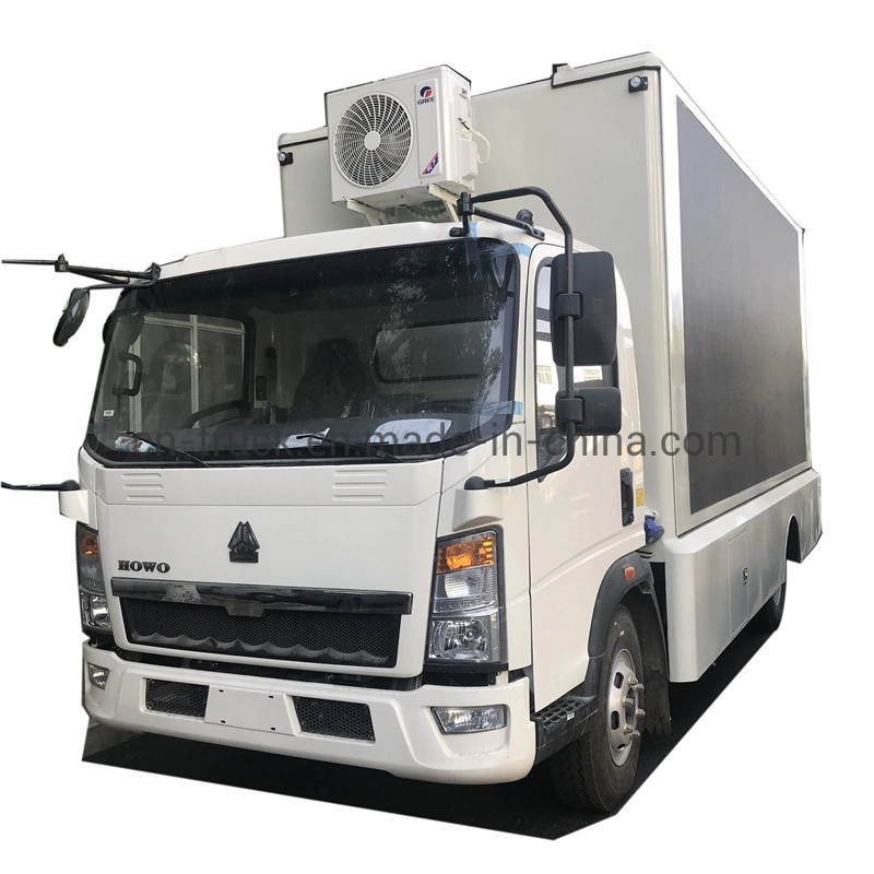 Sino HOWO Small Size LED Stage Truck LED Advertising Truck