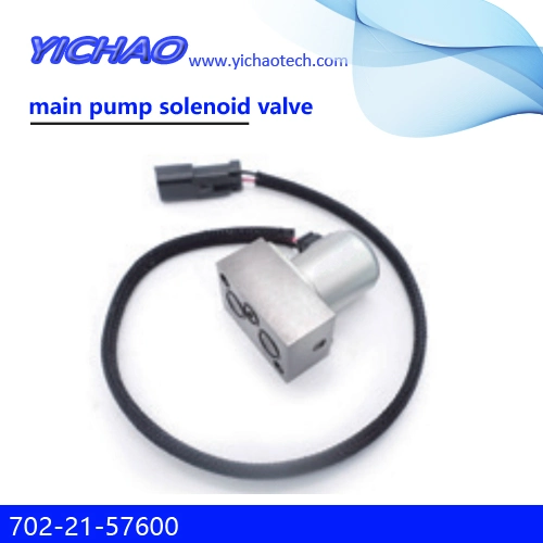 Excavator Hydraulic Main Pump Solenoid Valve 702-21-57600 for Komatsu PC200/210/220/360-7/360-8/V21n-242