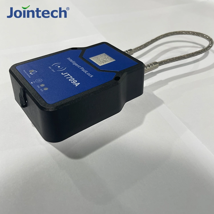 Jointech Jt709 Suivi GPS de camion d'actifs Verrou électronique intelligent de conteneur Sceau de remorque Dispositif de suivi GPS de verrou de pad