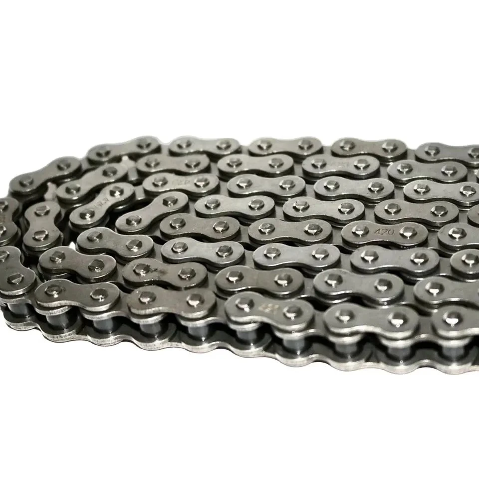 420 100 Transmission Conveyor Short Pitch Roller Chain Transmission Conveyor