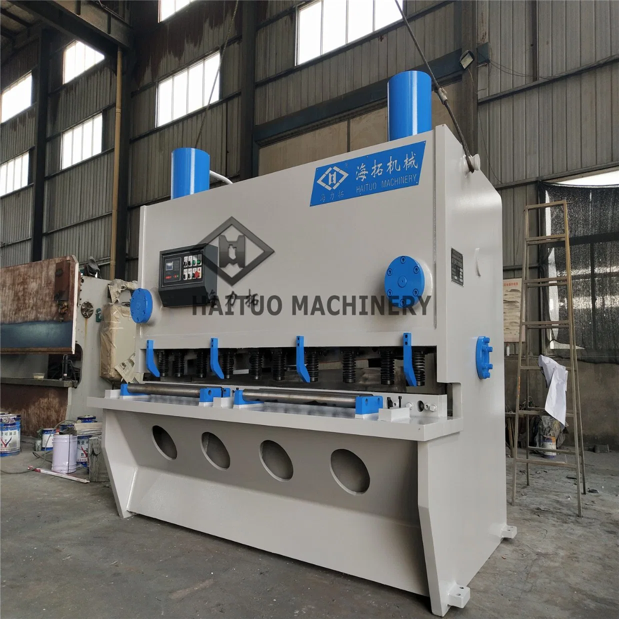 QC11y Sheet Metal Plate CNC Hydraulic Swing Beam or Guillotine Cutting Mechanical Shearing Machine