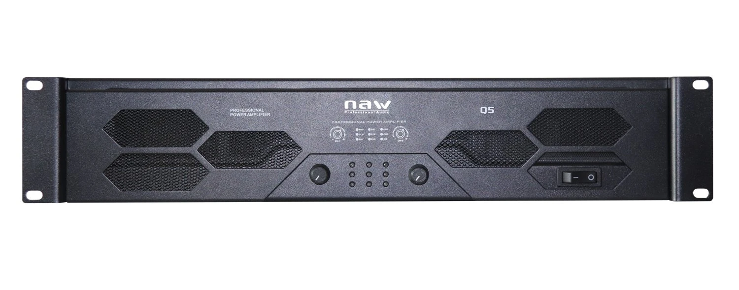 Naw Audio 2 canales de 500 vatios/8ohm Q5 de Audio Profesional Amplificador de Potencia