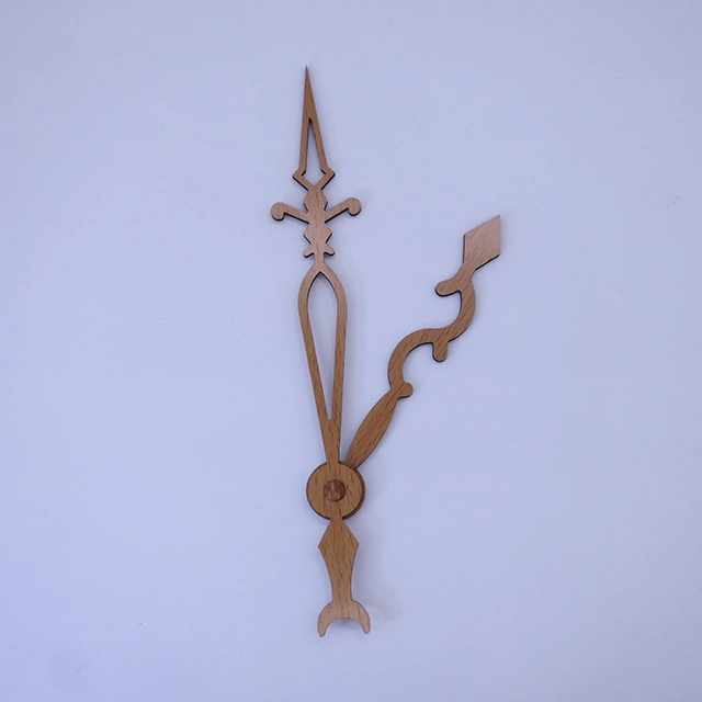 Wooden Clock Hand Wall Clock Parts Shape Can Be Customized