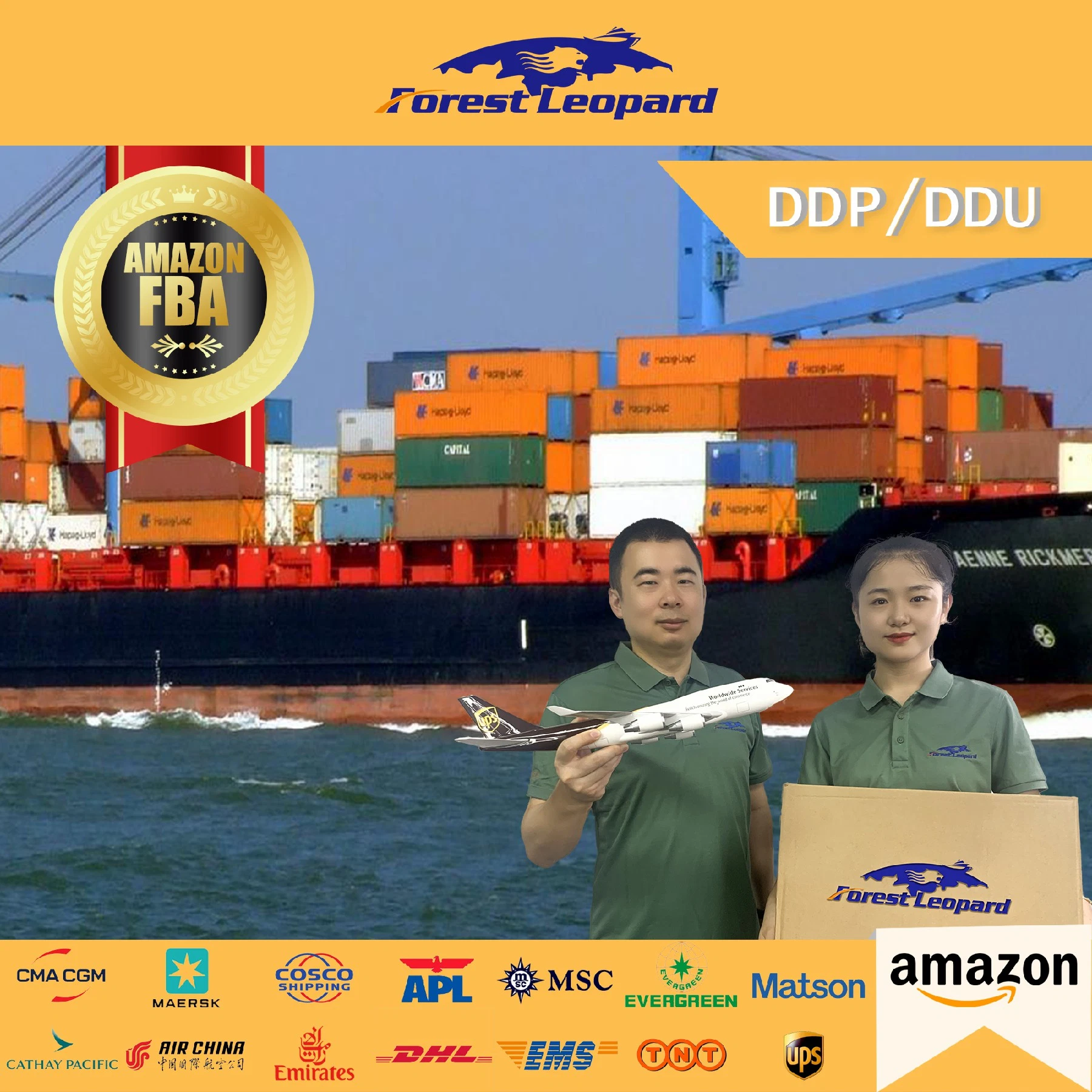 Promotion Cheapest Price Ocean Shipping From China to UK Top 10 Freight Forwarder Logistics Company DDU DDP Fba Amazon Service