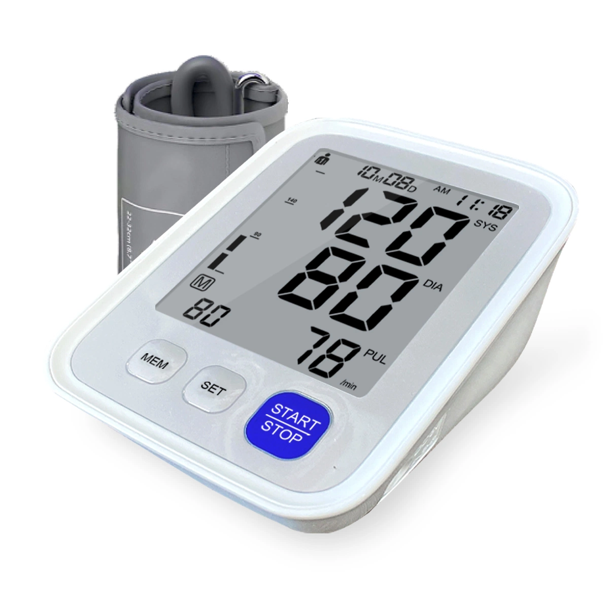 Factory Price OEM Medical Tensiometro Upper Arm Digital Blood Pressure Monitor CE ISO Approved Bp Machine