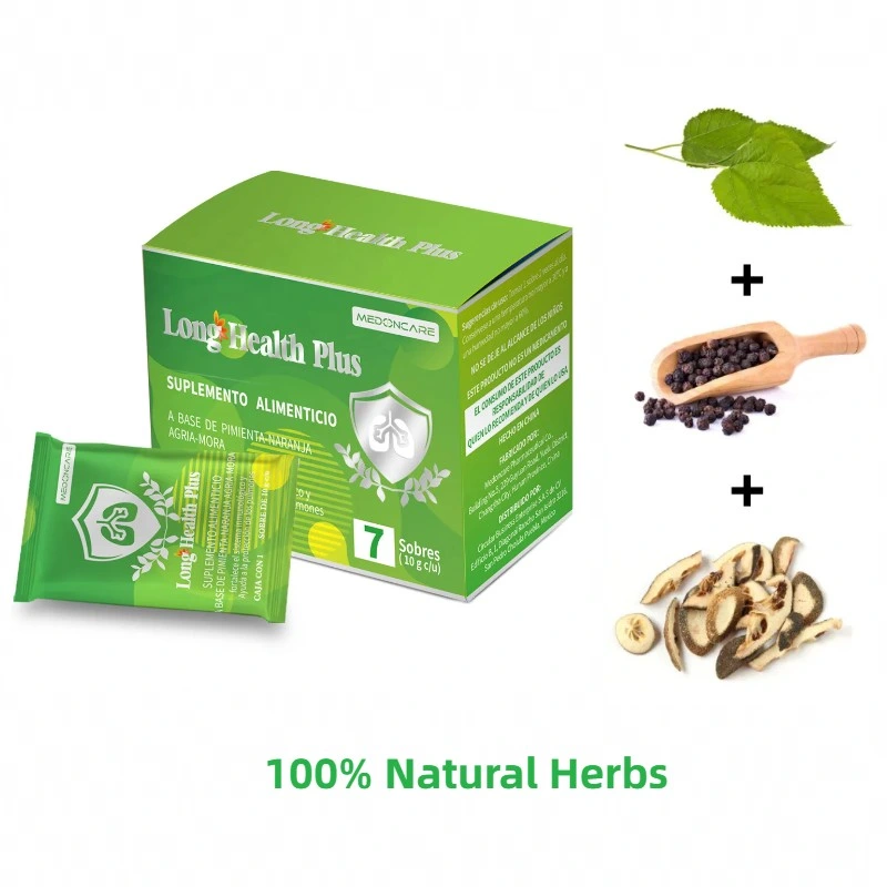 Medoncare Lung Health Support Herbal Supplements with Customized Formula and Package