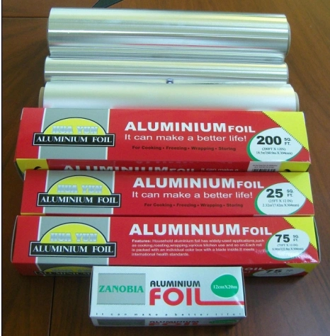 Household Aluminium Foil 25sqft, 37.5sqft, 75sqft, 200sqft