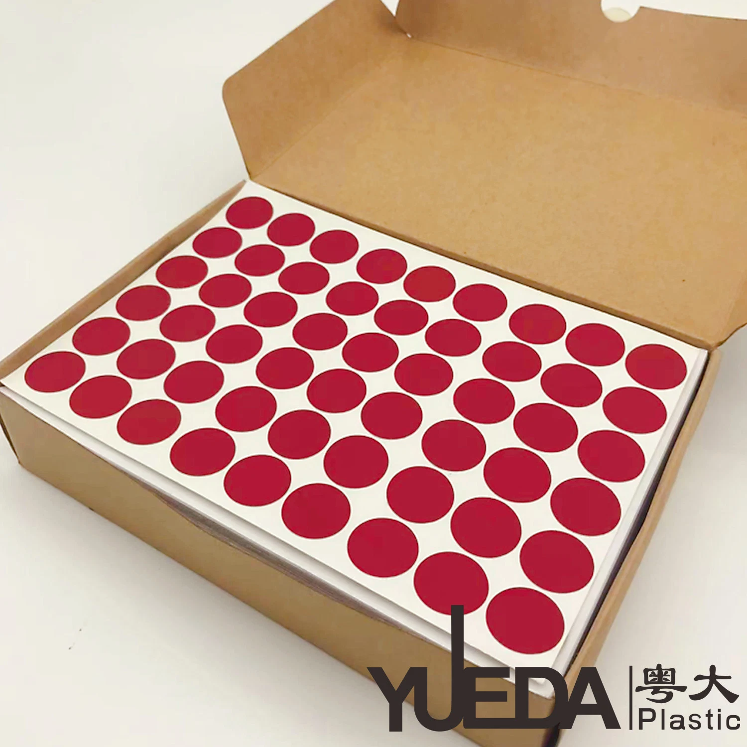 Yueda Furniture Decorative 10mm PVC Screw Sticker Covers for Tables Cabinet