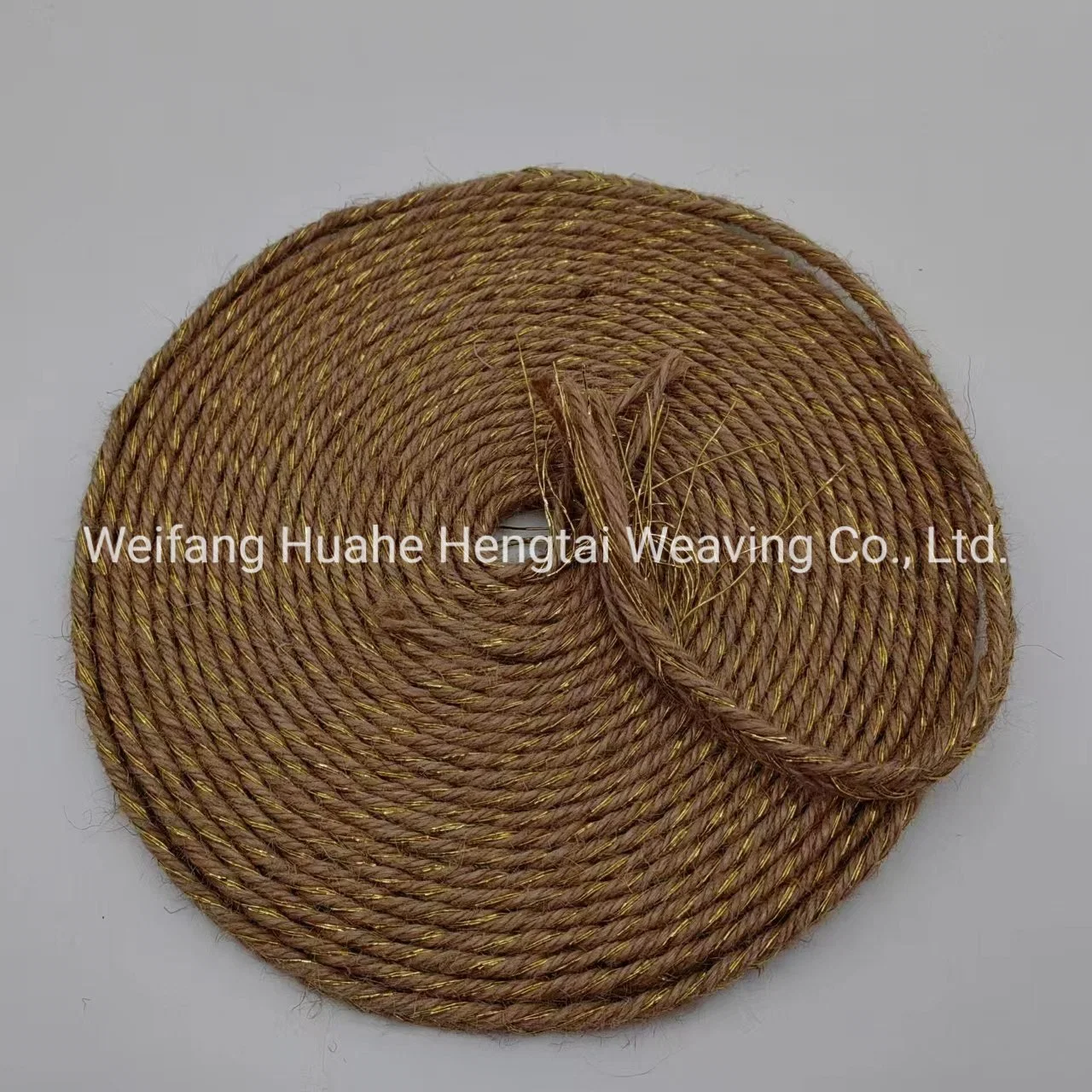 Primary Color Band Green Leaf Hemp Rope Braid Gardening Jute Rope