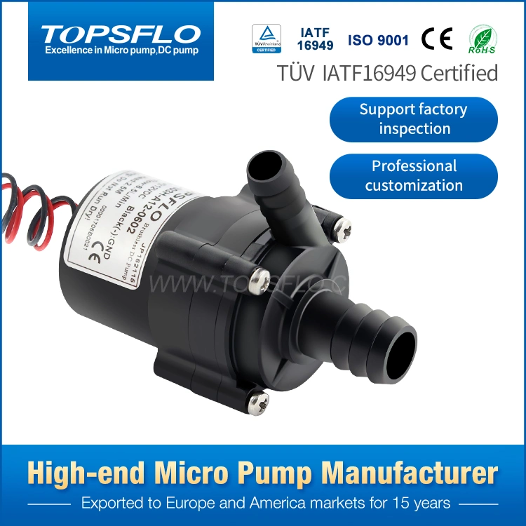 Topsflo Water DC Power Miniature Water Pump Electric 12V 24V DC Pump Food Grade Pump