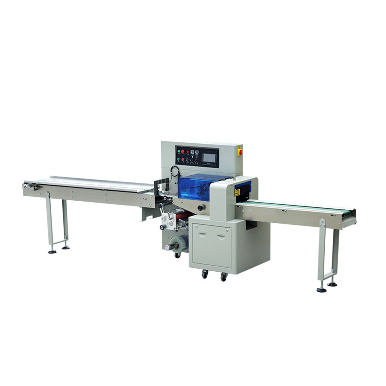 Automatic Flow Food Pillow Tissue Bread Vegetables Sanitary Napkin Popsicle Ice Lolly Soap Horizontal Packaging Machines