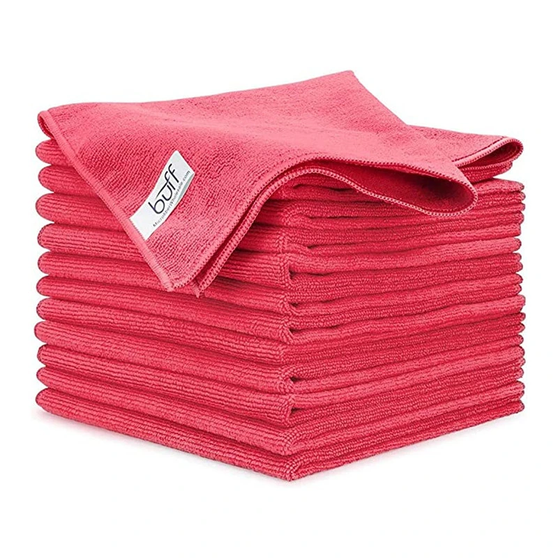 Superior 80 Polyester 20 Polyamide Microfibre Car Wash Drying Cloth Dish Kitchen Cleaning Rag Microfiber Towel