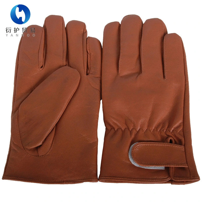 Goatskin Leather Gardening Cold-Resistant Warm Outdoor Labor Hand Protection Work Gloves