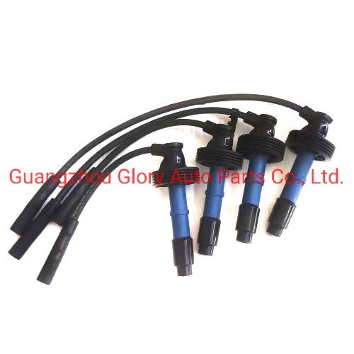 Contact spark plug cable kits fils s'adapte R-Enault V-Olvo 1.6-2.0L 1995-2004 7431275284