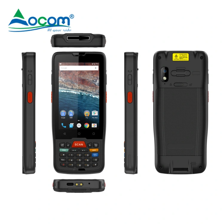 Nouvelle mise à jour Ocbs-A200 Ordinateur de poche PDA Android Barcode Scanner 4G9 Android Communication PDA industriel robuste avec clavier