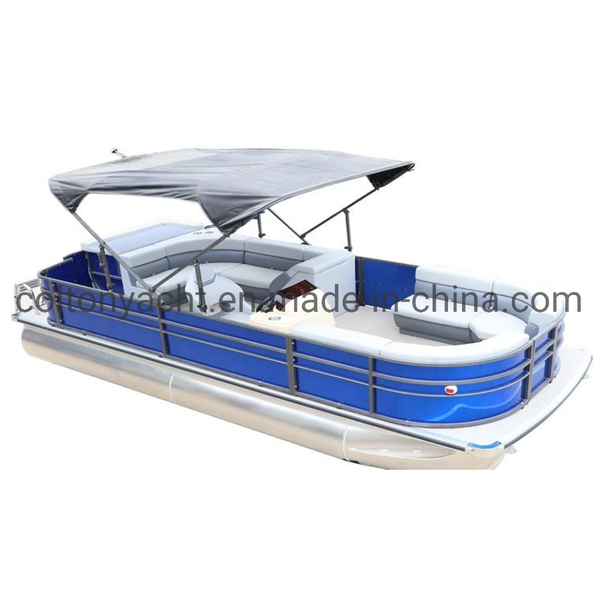 Luxury Aluminum Fishing Pontoons Boat for Sale