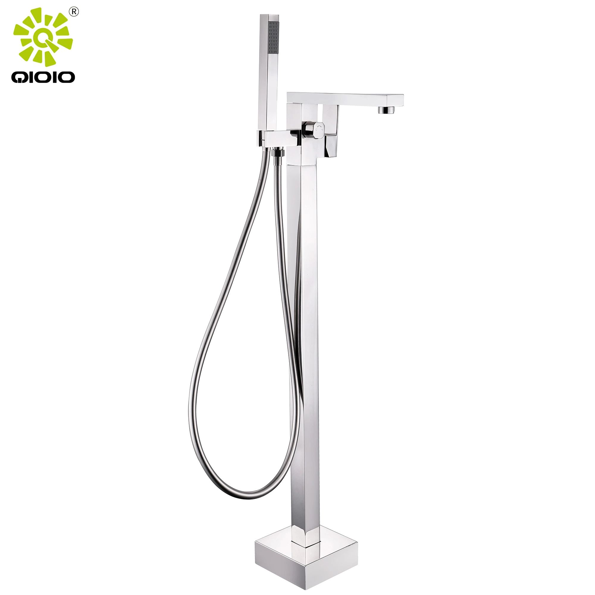 Upc 304 Stainless Steel Floor Mounted Bathroom Bathtub Tub Faucet