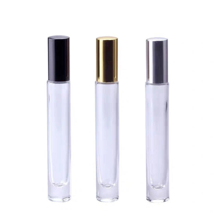 Botella de vidrio envases cosméticos Perfume 15 ml botella con pulverizador de bomba