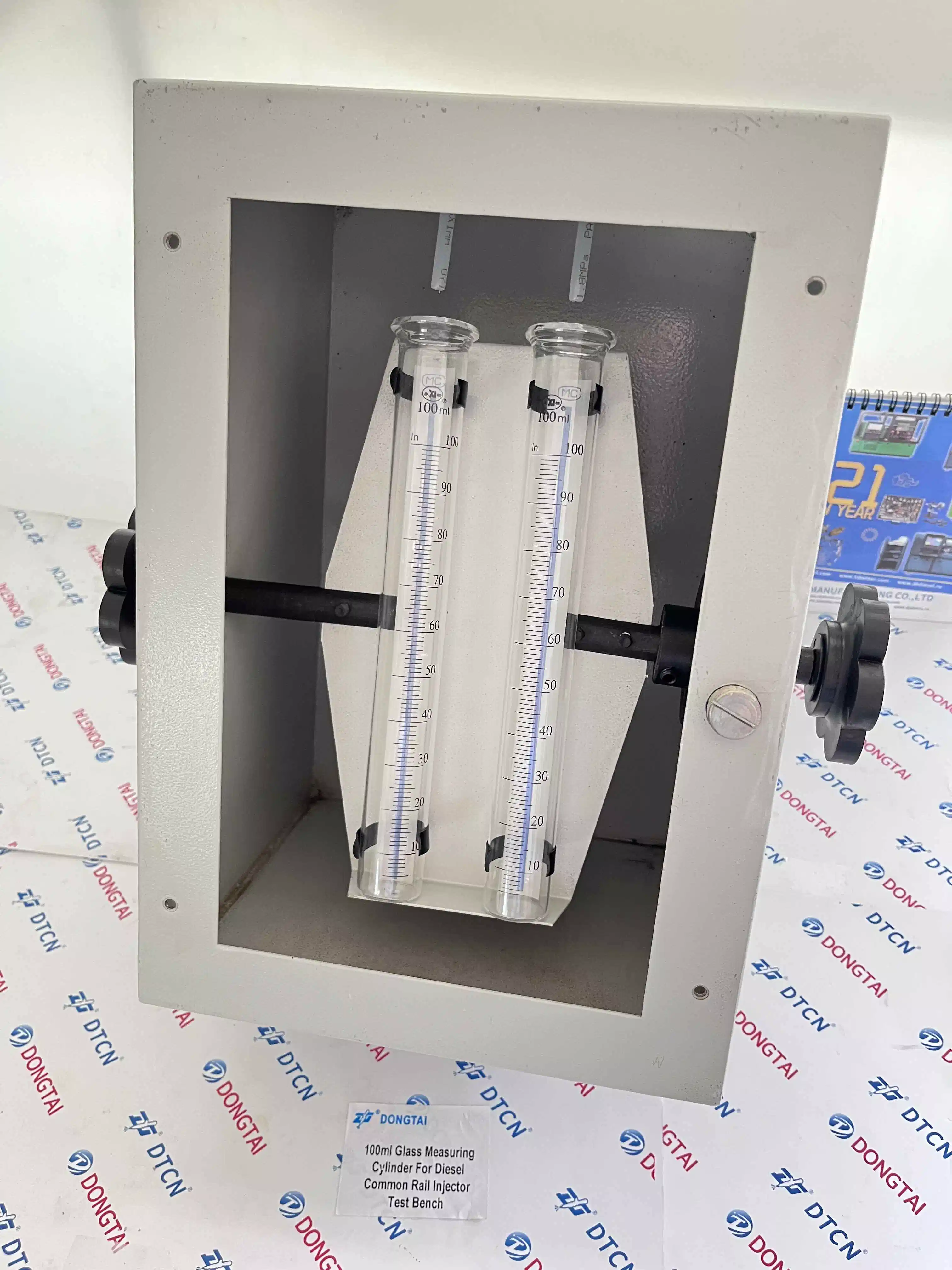 Система измерения стеклянного масла 100 мл для форсунки с общей топливораспределительной рампой Стенд для тестирования