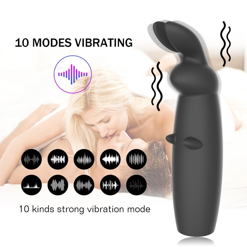 Vibrador de conejo sexual juguete Masturbación femenina estimulación G-Spot Masaje sexual Vibrador