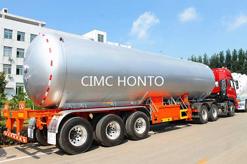 58m3 GPL ASME camion-citerne semi-remorque à gaz propane pour Nigéria