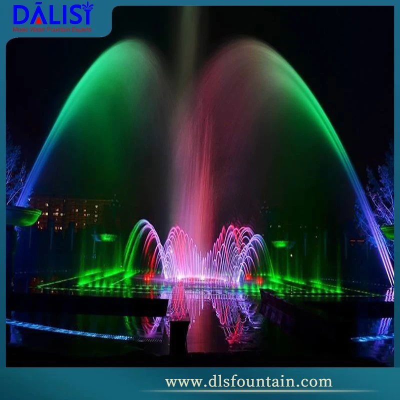 Latest Technology Music Fountain Dancing Water for Festival Ceremony, Floating Rotating on The Lake with High Jet Nozzle and LED Light