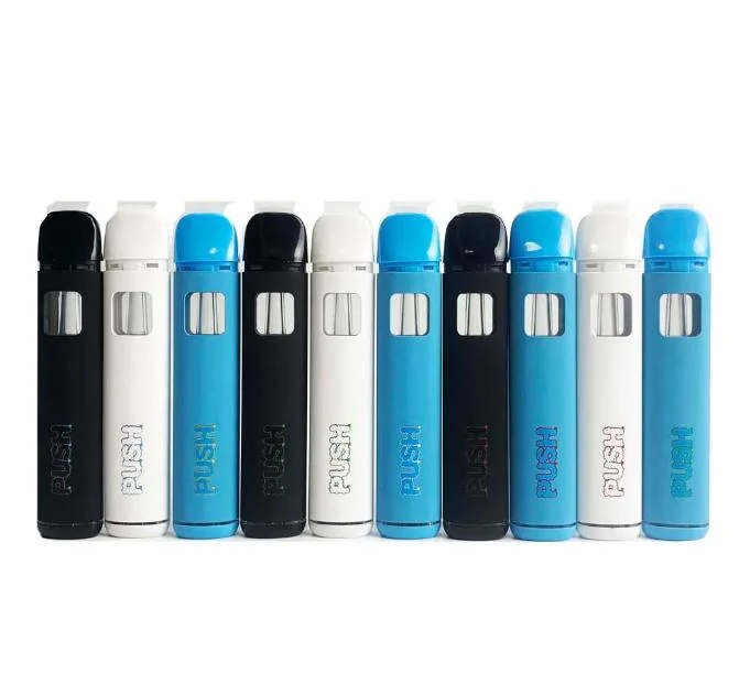 Wholesale/Supplier Push Live Resin Disposable/Chargeable Vape Pen 360mAh Rechargeable Battery 1.0 Ml Empty Push Vapes Cartridges Ceramic Coil 1.0 Gram Empty Carts with Packaging