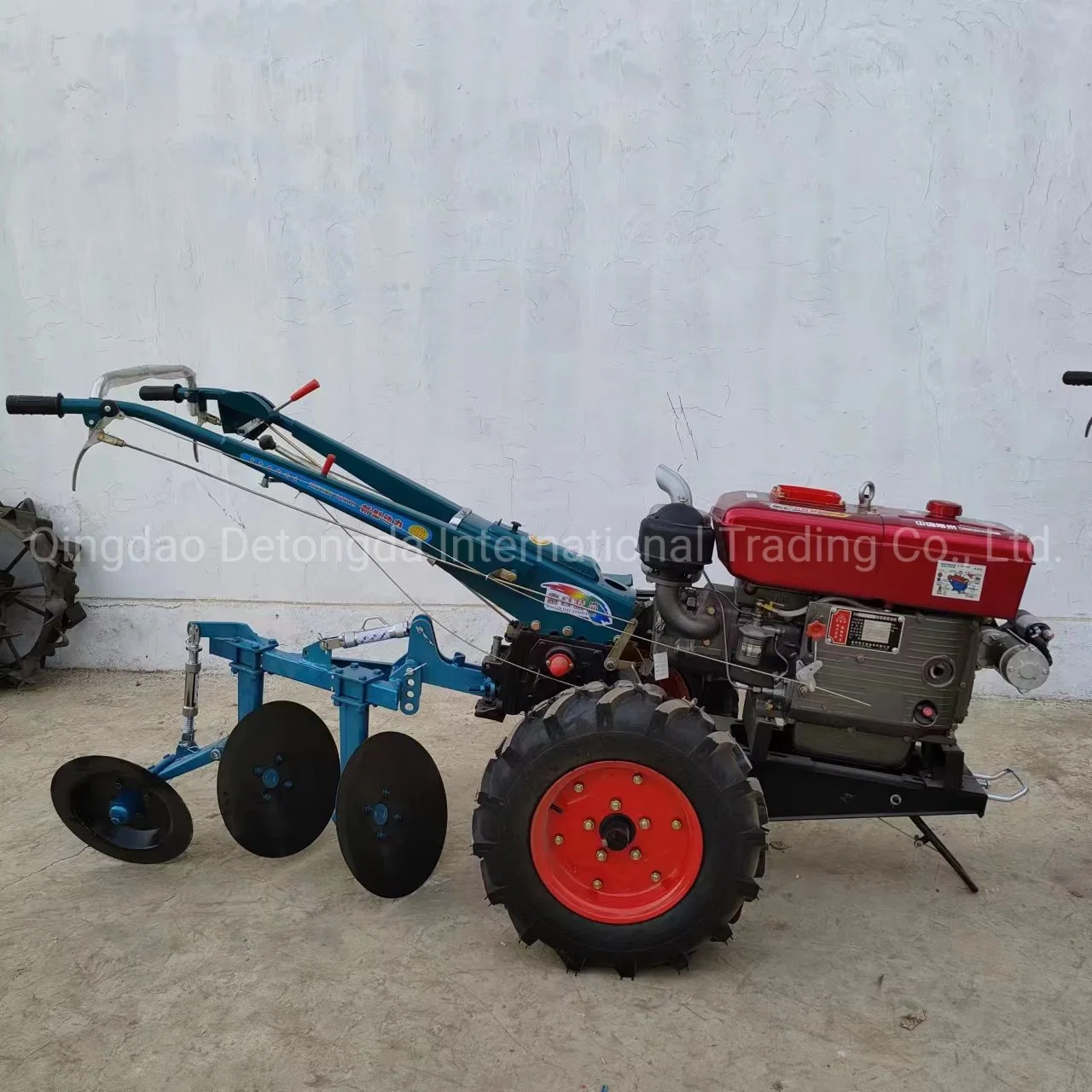 Walking Tractor Driven Disc Plough 2/3/4 Blades Traction Disc Plow for Sale