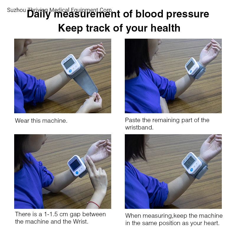 Household Smart Digital Wrist Type Electronic Blood Pressure Monitor Price (THR-BP2)