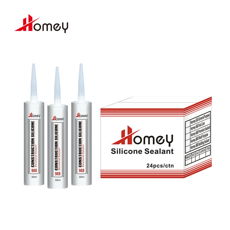 Homey Weatherproofing Silicone Sealant Glass Adhesives Waterproof Silicone Sealant