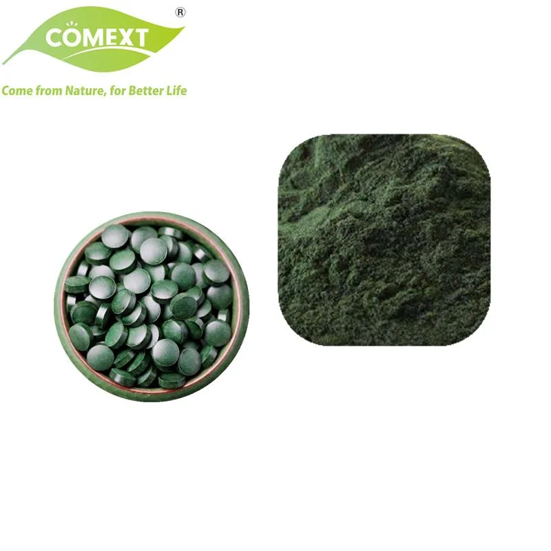 Suplemento Comext 100% Pure Natural Healthcare Green Spirulina Powder with Amostra livre