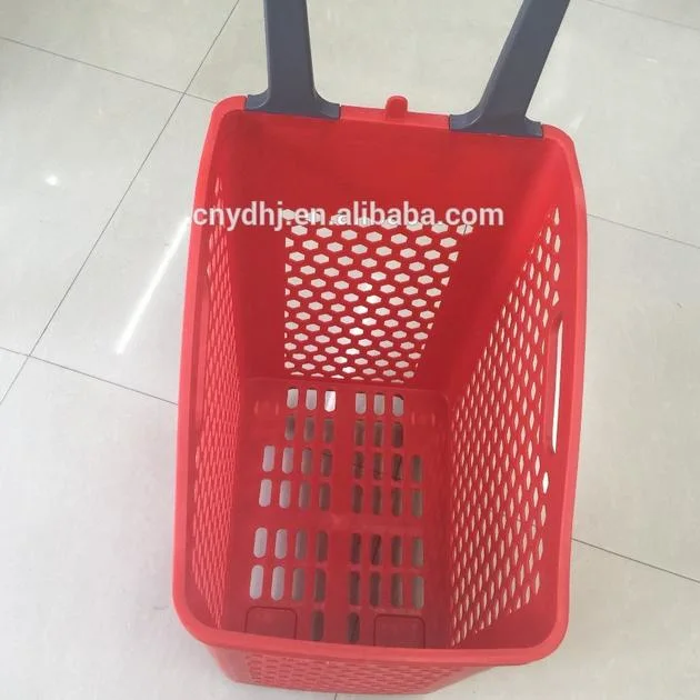 68liters Caster Plastic Laundry Basket (ZC-18)