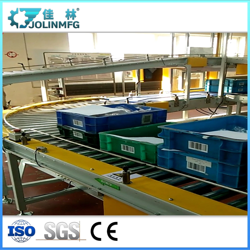 Fully Automatic Logistics Scanning Basket Carton Roller Conveyor Sorting Line