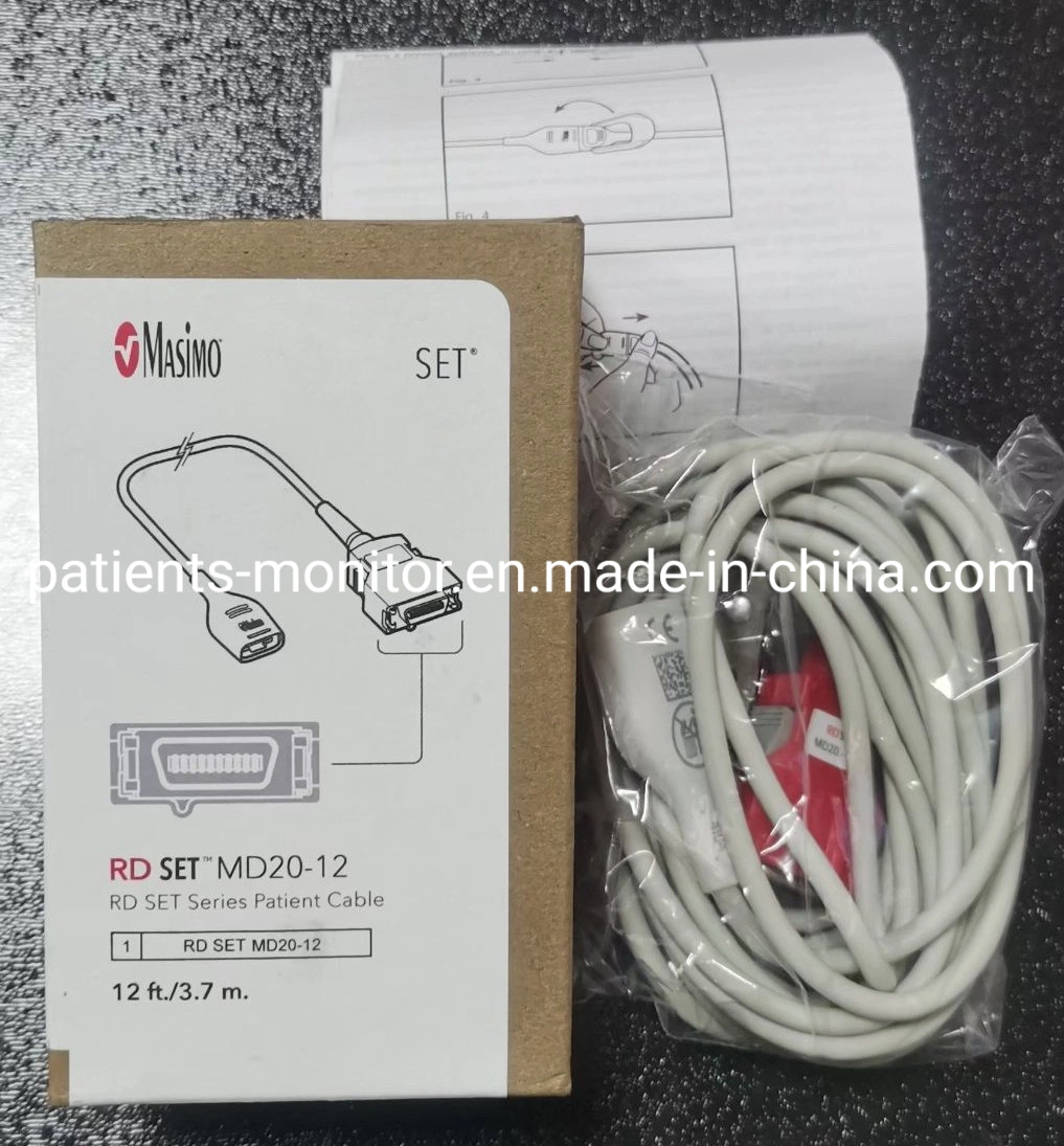 Masimo 4104 Rd Set MD20-12 SpO2 Patient Cable 12FT/3.7m