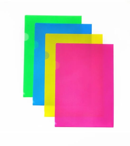 PP Plastic L Shape File Folder for A4